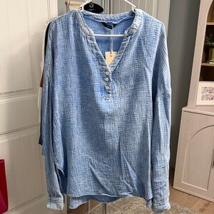 Blue Women's Swim Coverup